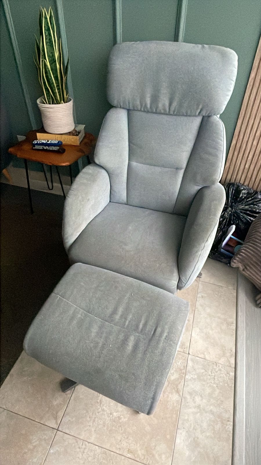 Silla antes de la limpieza